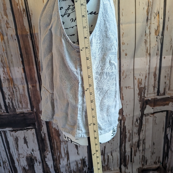 Vintage linen Via Vai By Pollero top - Picture 3 of 11